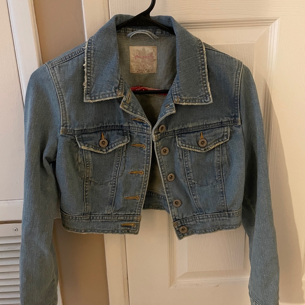 free people jean jacket - Picture 2 of 3
